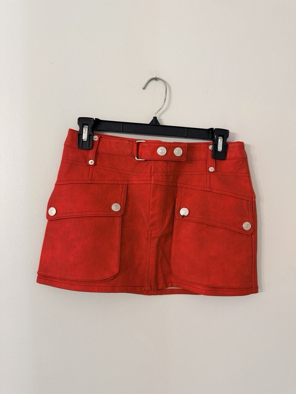we the free Free People mod moment red Mini skirt 25